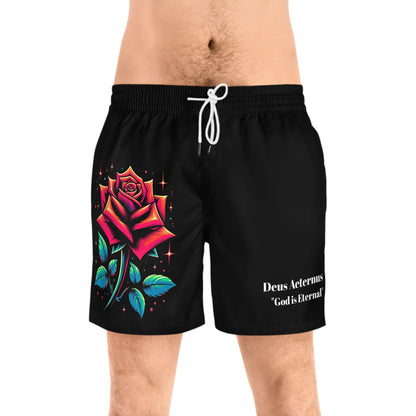 Men's Mid-Length Swim Shorts (AOP)